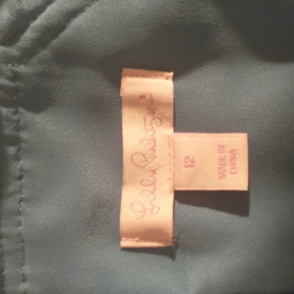 Blue Lily Pulitzer Dress Size 12 - Picture 3 of 3